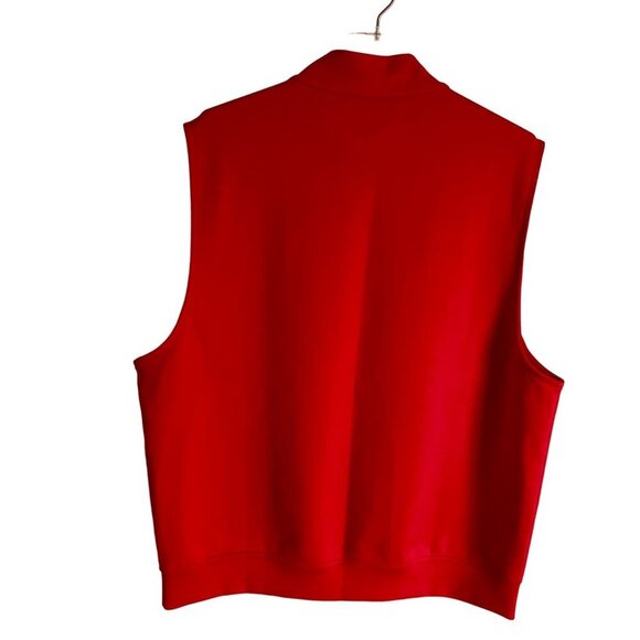 Golf America Red 1/4 Zip Vest Men's Large NEW - Picture 6 of 10